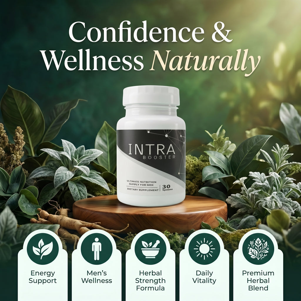 Intra Booster – Natural Energy & Performance Support for Men (30 Servings)