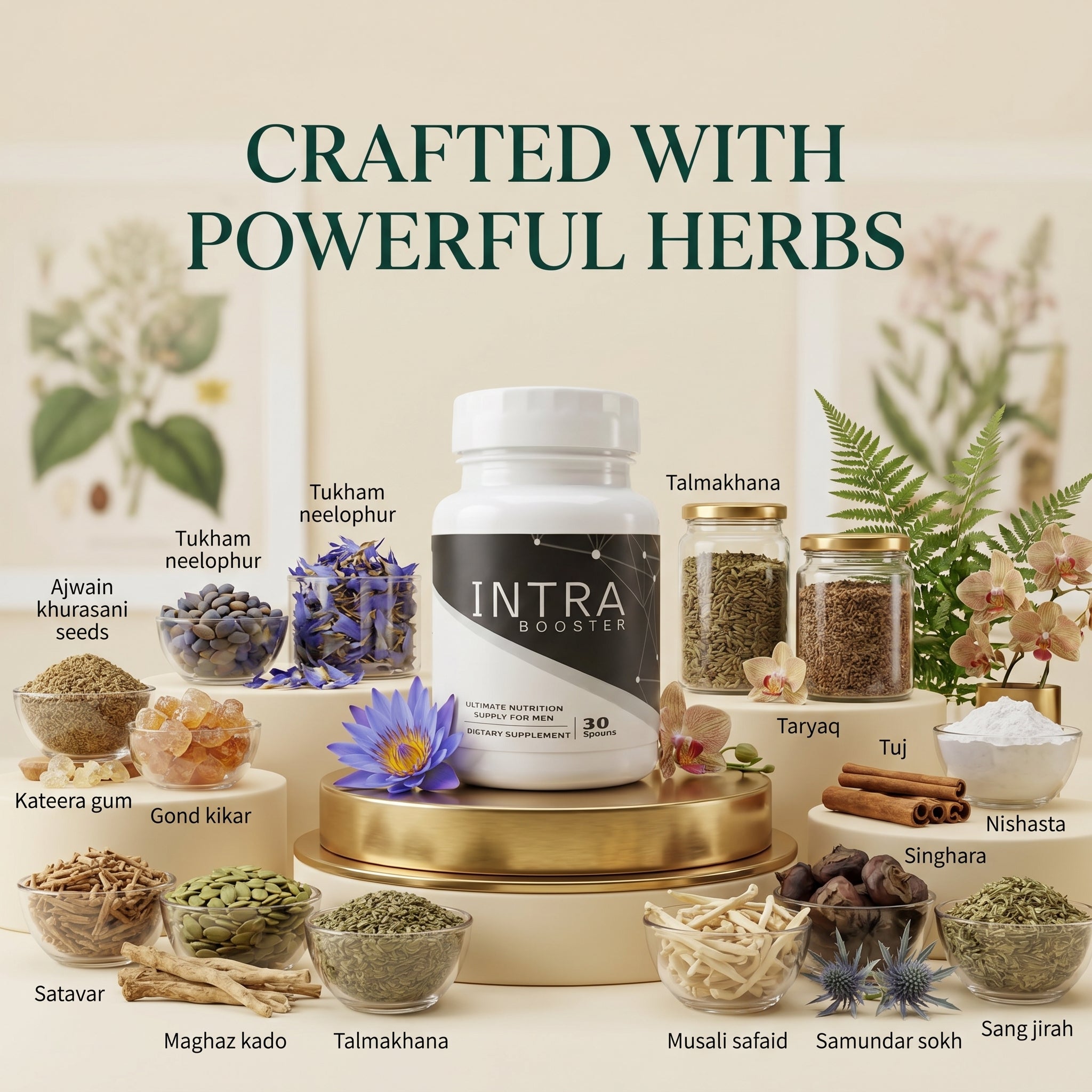Intra Booster – Natural Energy & Performance Support for Men (30 Servings)