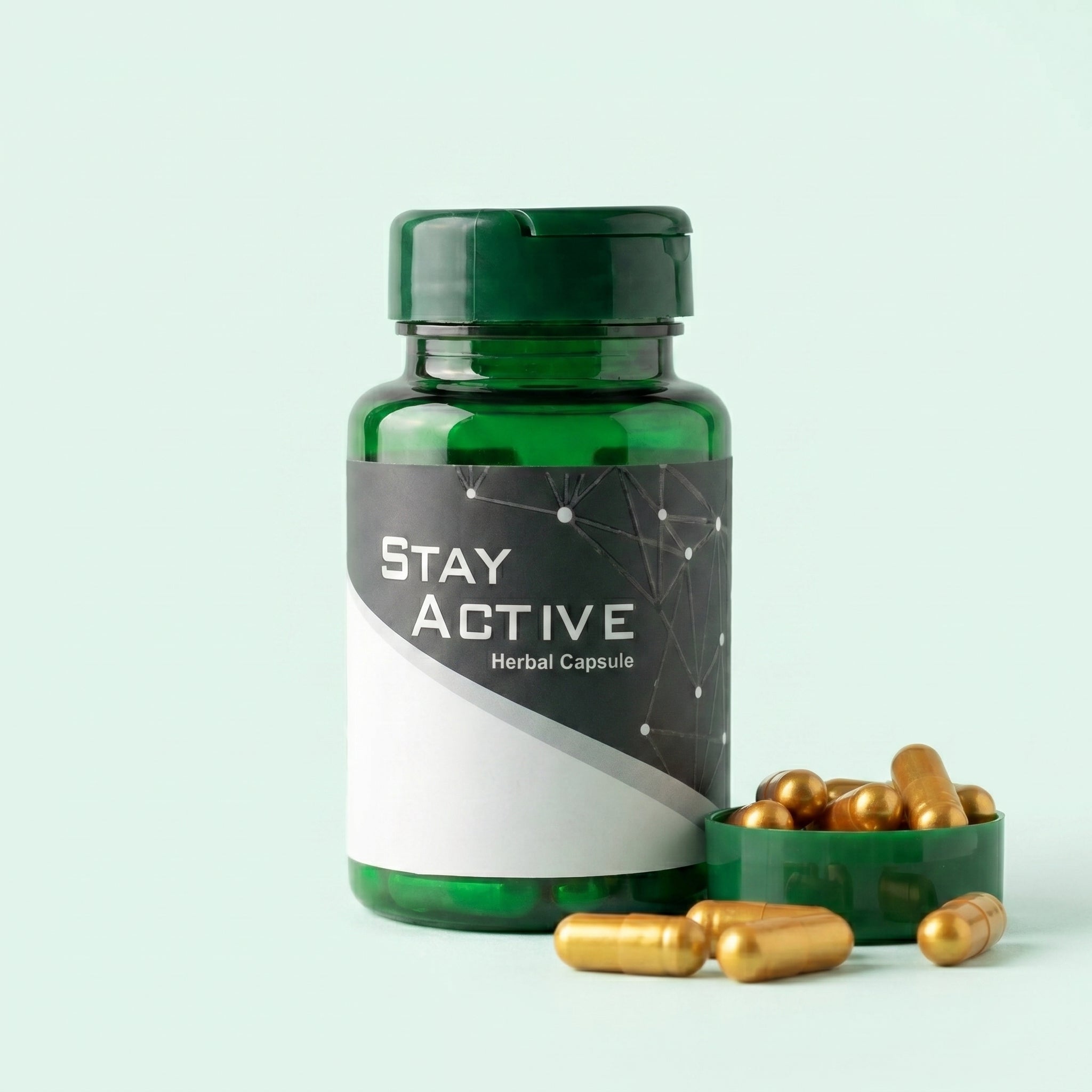 Stay Active Herbal Capsules – Premium Natural Men's Health Support (25 Capsules)