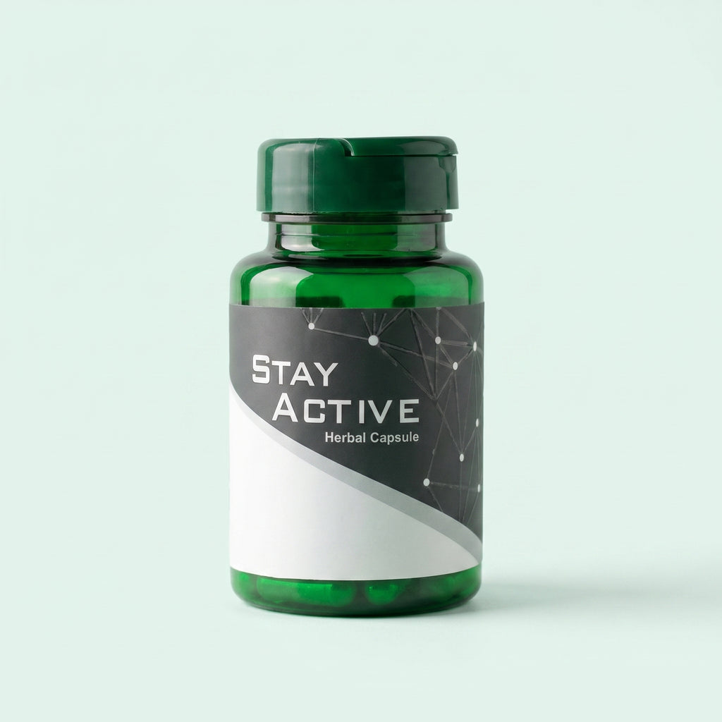 Stay Active Herbal Capsules – Premium Natural Men's Health Support (25 Capsules)