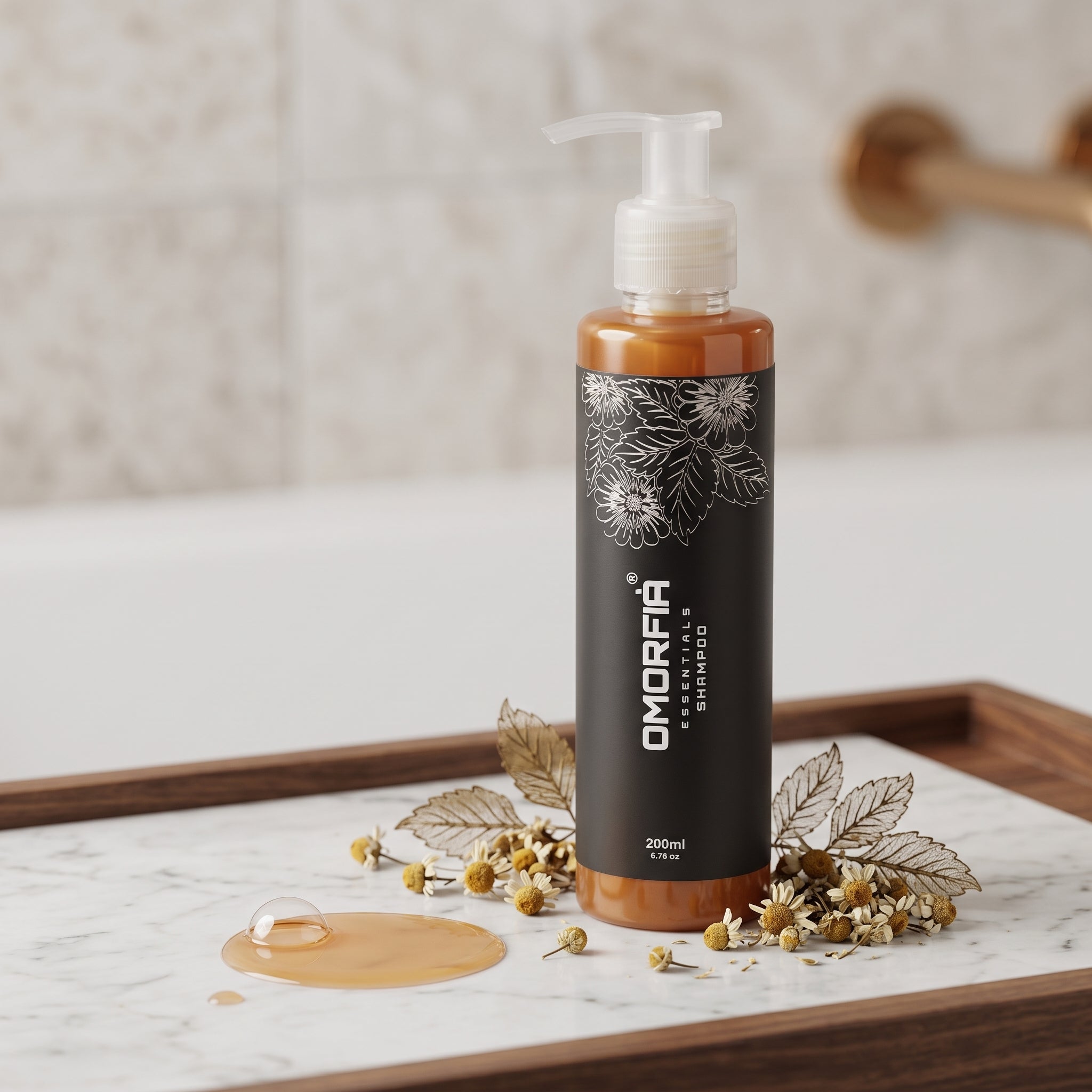 Omorfia Herbal Shampoo – Deep Clean & Hair Strength Formula (200ml)