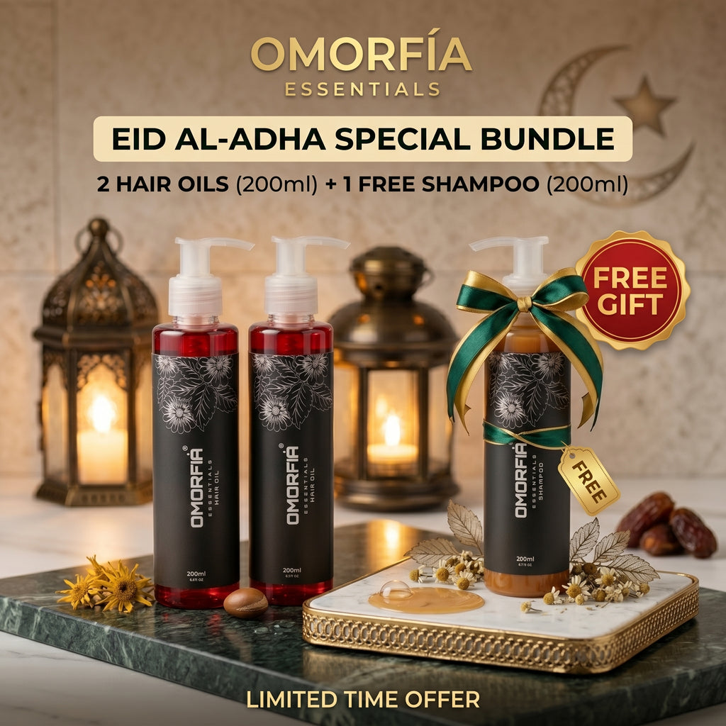 Omorfia Eid Special Bundle – Buy 2 Hair Oils & Get 1 Shampoo FREE