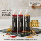 Omorfia Eid Special Bundle – Buy 2 Hair Oils & Get 1 Shampoo FREE